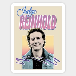 Judge Reinhold 80s Aesthetic Fanart Design Sticker